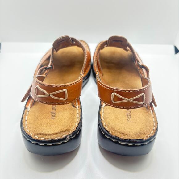 Natural Soul Naturalizer Womens Brown Leather Slip On Slingback Sandals 8.5 M - Picture 4 of 10